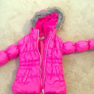 ❄️Winter ✨Sparkly💫 Pink Puffy Jack❄️